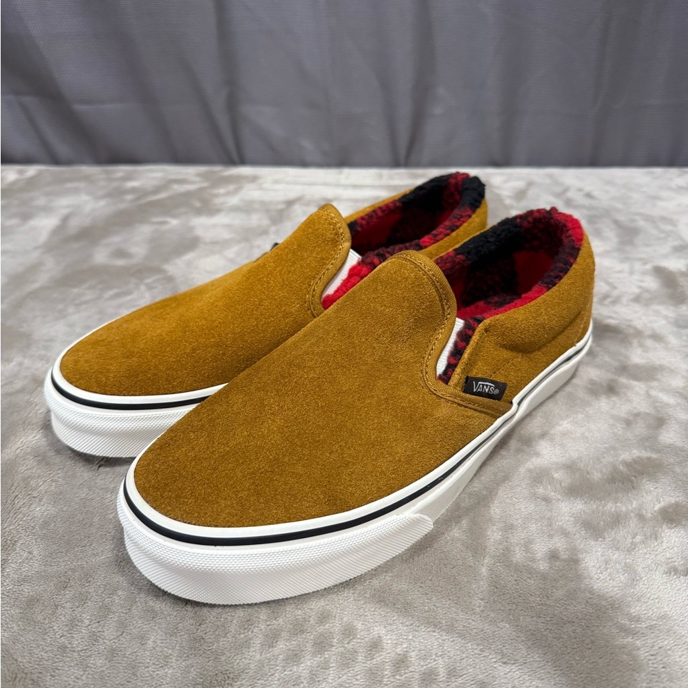 Vans Tan Slip-On Sneakers - Picture 3 of 13